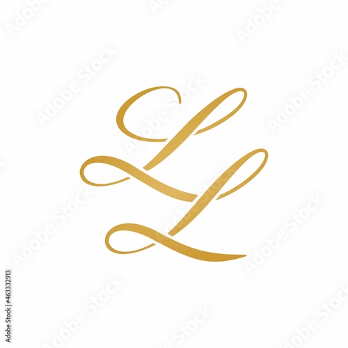 LL intial monogram logo photo