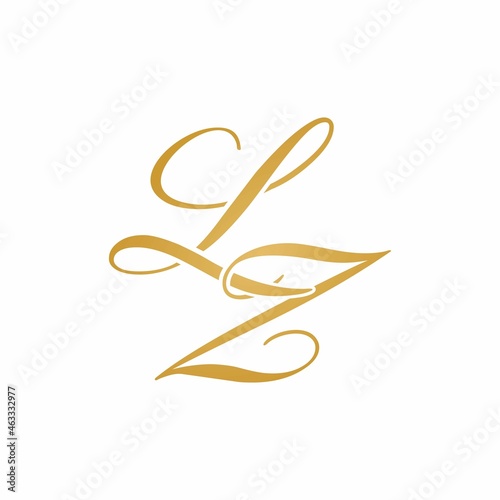 LZ initial monogram logo