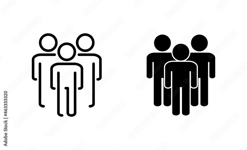 people icons set. person sign and symbol. User Icon vector people icons set. person sign and symbol. User Icon vector