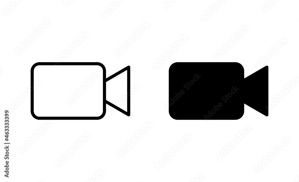 Video icons set. video camera sign and symbol. movie sign. cinema Video icons set. video camera sign and symbol. movie sign. cinema
