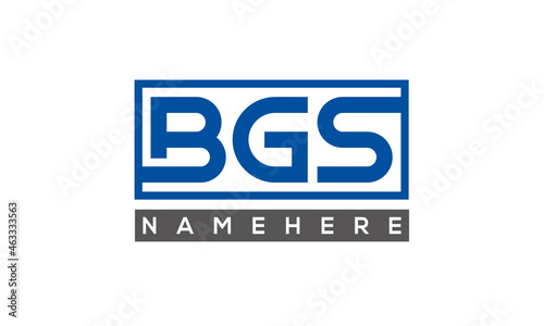 BGS creative three letters logo © PIARA KHATUN