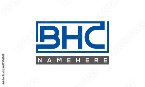 BHC creative three letters logo 