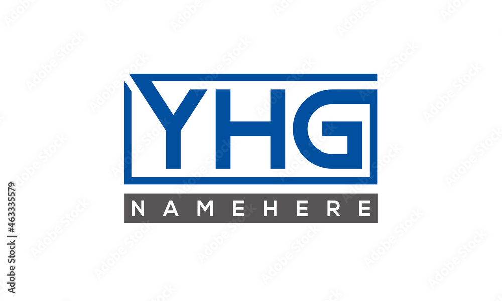 YHG creative three letters logo YHG creative three letters logo