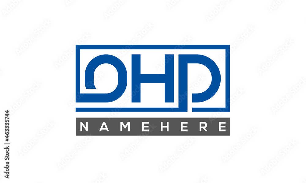 OHD creative three letters logo OHD creative three letters logo