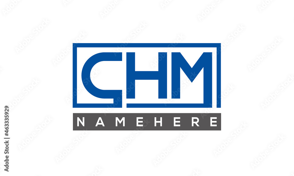 CHM creative three letters logo CHM creative three letters logo