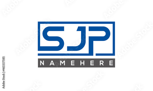 SJP creative three letters logo