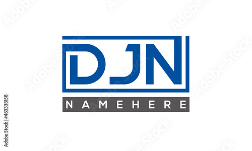 DJN creative three letters logo