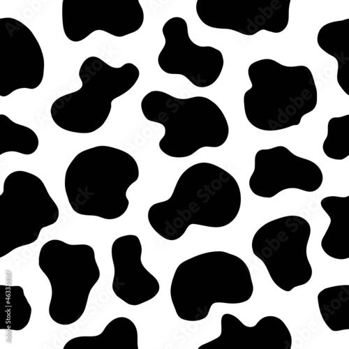 Cow print. Cow spots Cow seamless pattern.