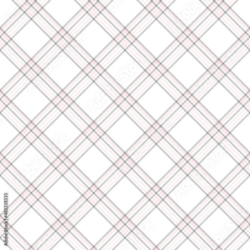 Pink Diagonal Plaid Tartan textured Seamless Pattern Design