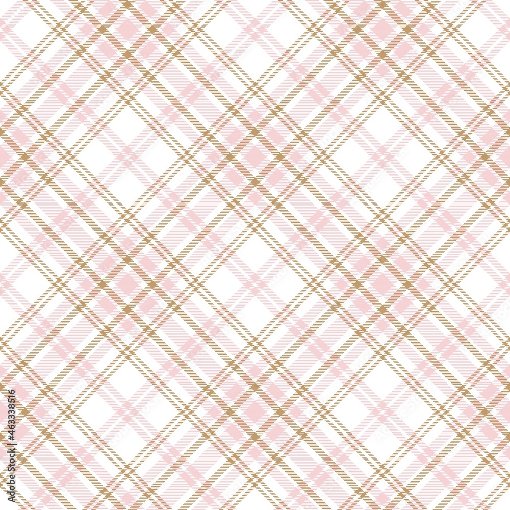 Pink Diagonal Plaid Tartan textured Seamless Pattern Design Pink Diagonal Plaid Tartan textured Seamless Pattern Design