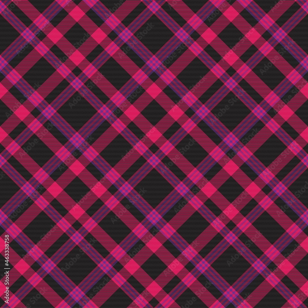 Purple Diagonal Plaid Tartan textured Seamless Pattern Design Purple Diagonal Plaid Tartan textured Seamless Pattern Design