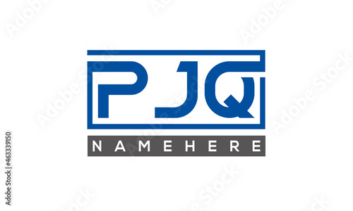 PJQ creative three letters logo 