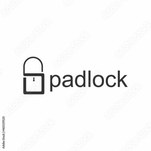padlock key like letter S font or number 5 Image graphic icon logo design abstract concept vector stock. Can be used as symbols related to security or initial.