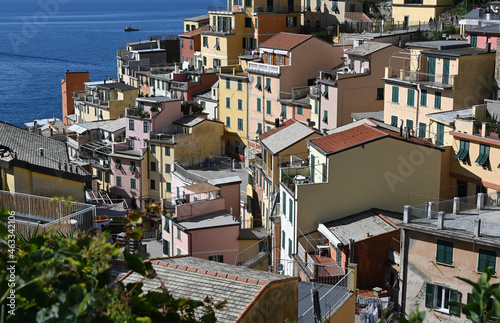 Vista sulle case del borgo di Riomaggiore