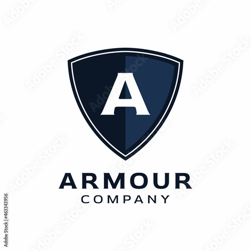 shield armor initial A logo design vector Free Download shield armor initial A logo design vector - GFXLoad