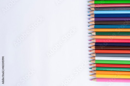 Beautiful colors of pencils.