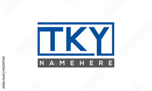 TKY creative three letters logo photo