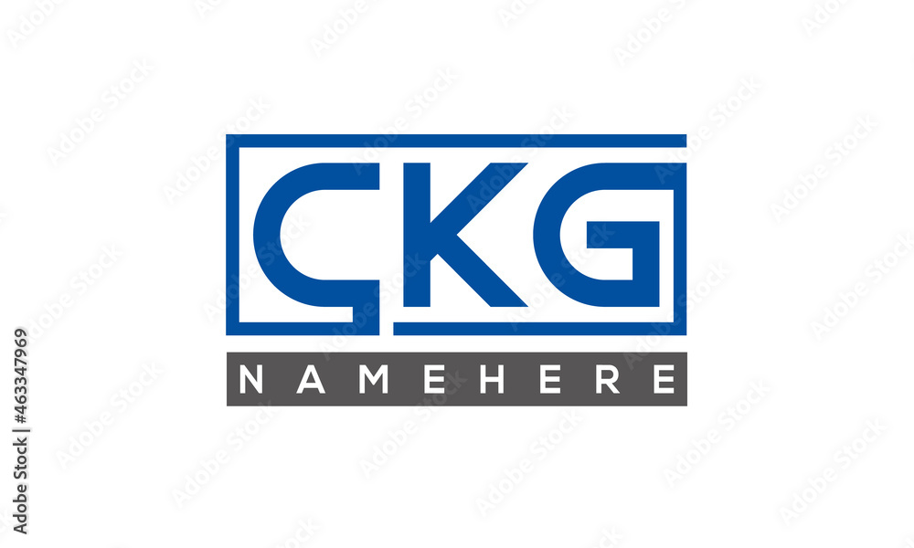 CK creative three letters logo CK creative three letters logo