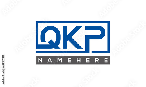 QKP creative three letters logo 