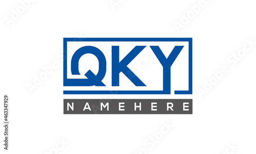 QKY creative three letters logo 