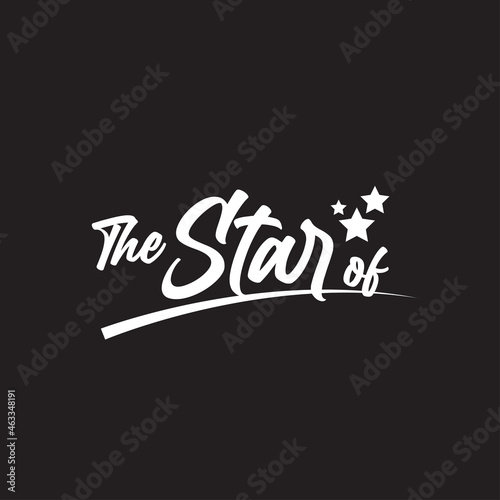 the star of graphic design element