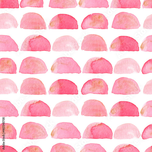 Obraz na płótnie Watercolor seamless pattern abstract background. Hand drawn illustration. w salonie