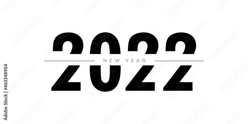 2022 new year logo text design. 2022 number design template. Calendar simple icon. Modern abstract banner. Vector graphic illustartion isolated on white background 2022 new year logo text design. 2022 number design template. Calendar simple icon. Modern abstract banner. Vector graphic illustartion isolated on white background