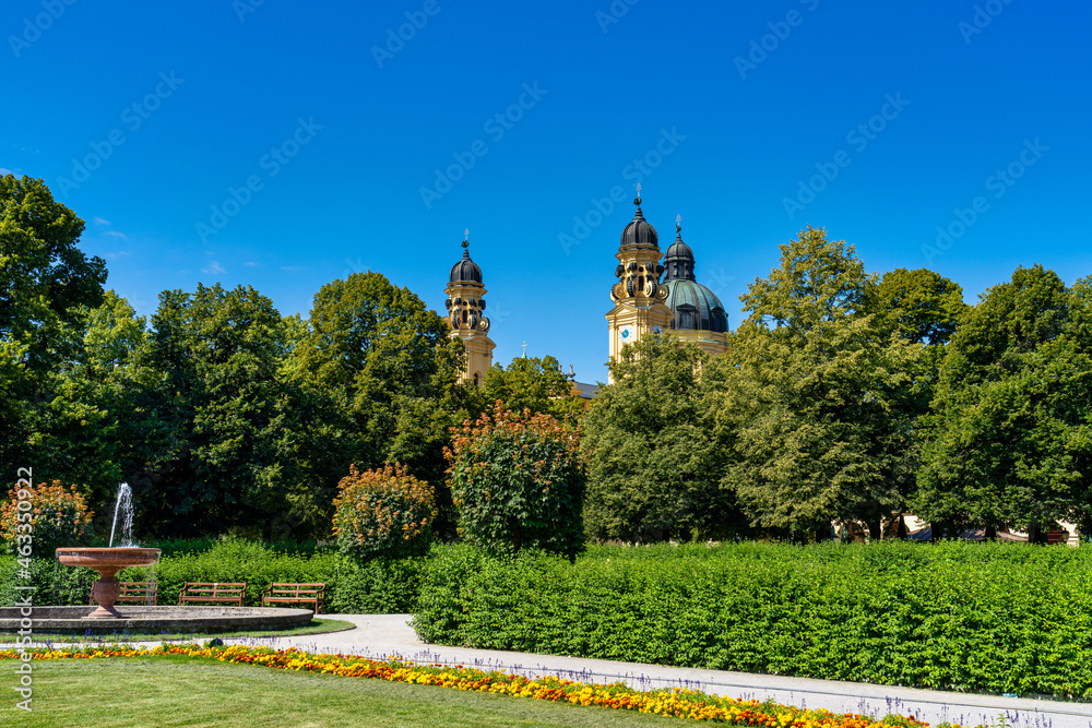 Obraz premium The Theatine Church of St. Cajetan in Munich, Germany