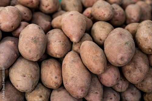 Beautiful picture of fresh potatoes