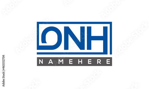 ONH creative three letters logo 