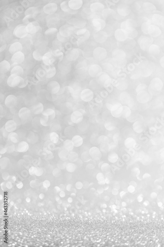 Silver glitter holiday background