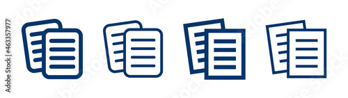 Document paper icon vector illustration.