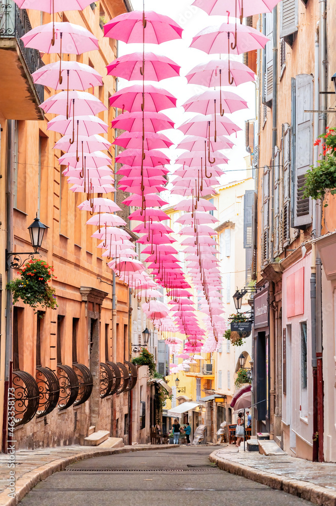 Street scape of Grasse, France