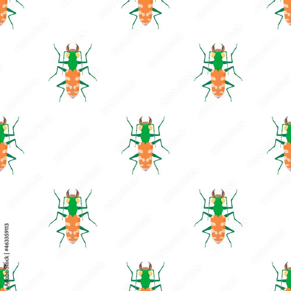 Bug pattern seamless background texture repeat wallpaper geometric vector