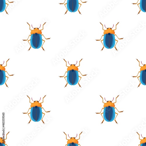 Bug pattern seamless background texture repeat wallpaper geometric vector © ylivdesign