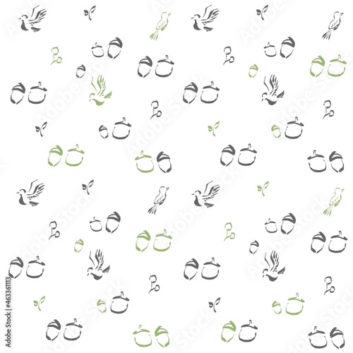 シンプルでオシャレな壁紙　鳥