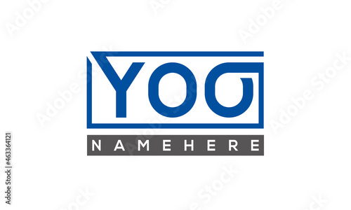 YOO creative three letters logo
