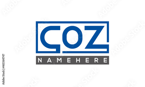 COZ creative three letters logo