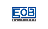 EOB creative three letters logo