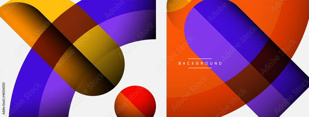 Trendy shapes, color minimal design composition, lines and shadows for wallpaper banner background or landing page Trendy shapes, color minimal design composition, lines and shadows for wallpaper banner background or landing page