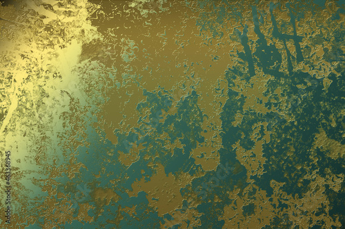 Golden Abstract  decorative paper texture  background  for  artwork  - Illustration © Ustymenko