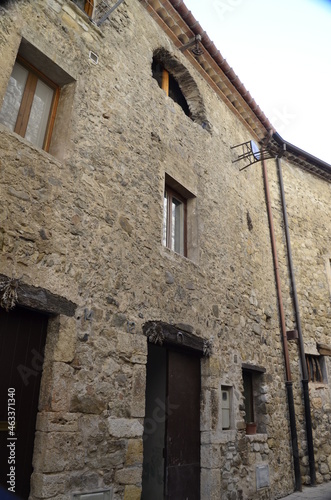 Besalu, España. Municipio de la provincia de Girona con un bonito casco y puente medieval.