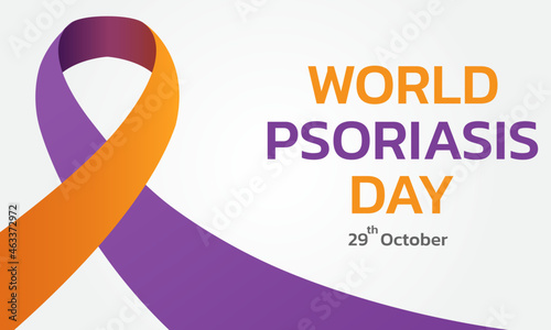 World Psoriasis Day concept. October 29. Psoriasis Awareness Month Vector Illustration.