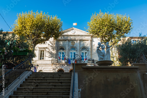 Town Hall in Lorgues, Provence, South of France