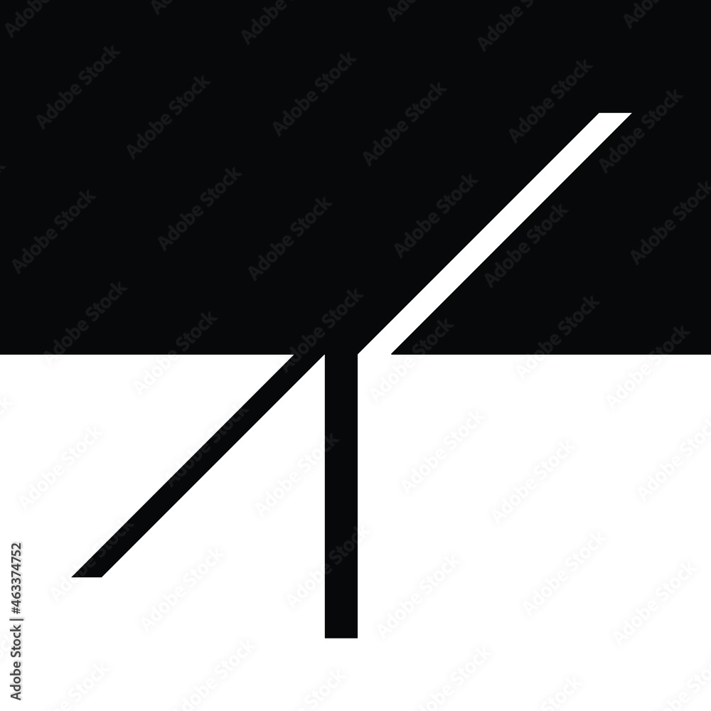 Abstract Hipster Negative space logo . Geometric background . Vector Design . Conceptual black and white artwork. Abstract Hipster Negative space logo . Geometric background . Vector Design . Conceptual black and white artwork.
