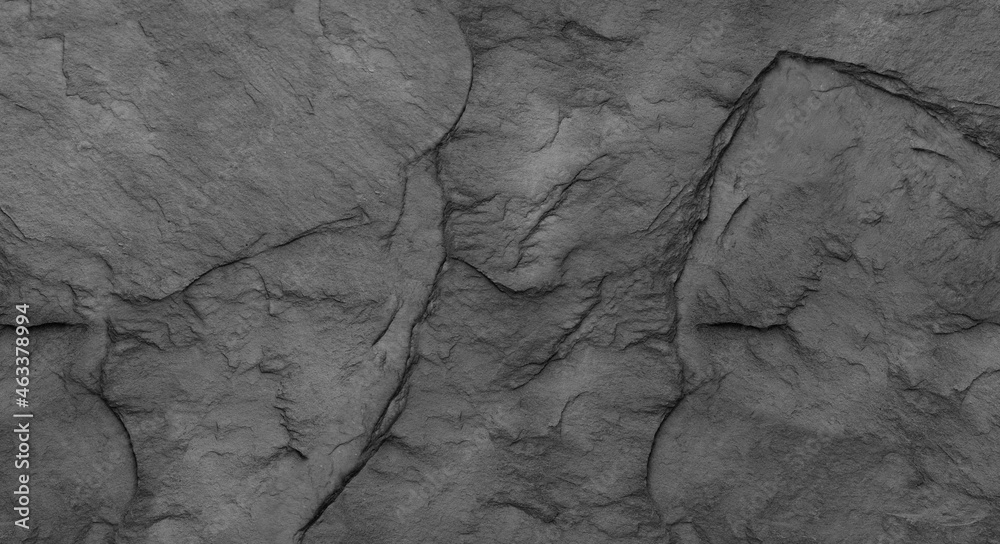 Naklejka premium Abstract dark grey black slate background or texture.
