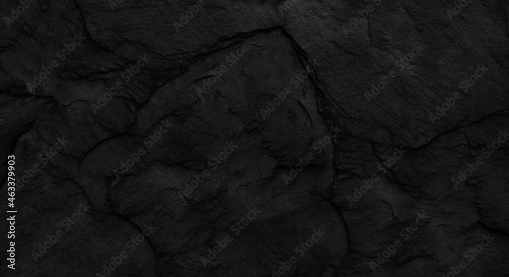 Dark gray stone background with copy space. Black grunge banner with rock texture. Dark gray stone background with copy space. Black grunge banner with rock texture.
