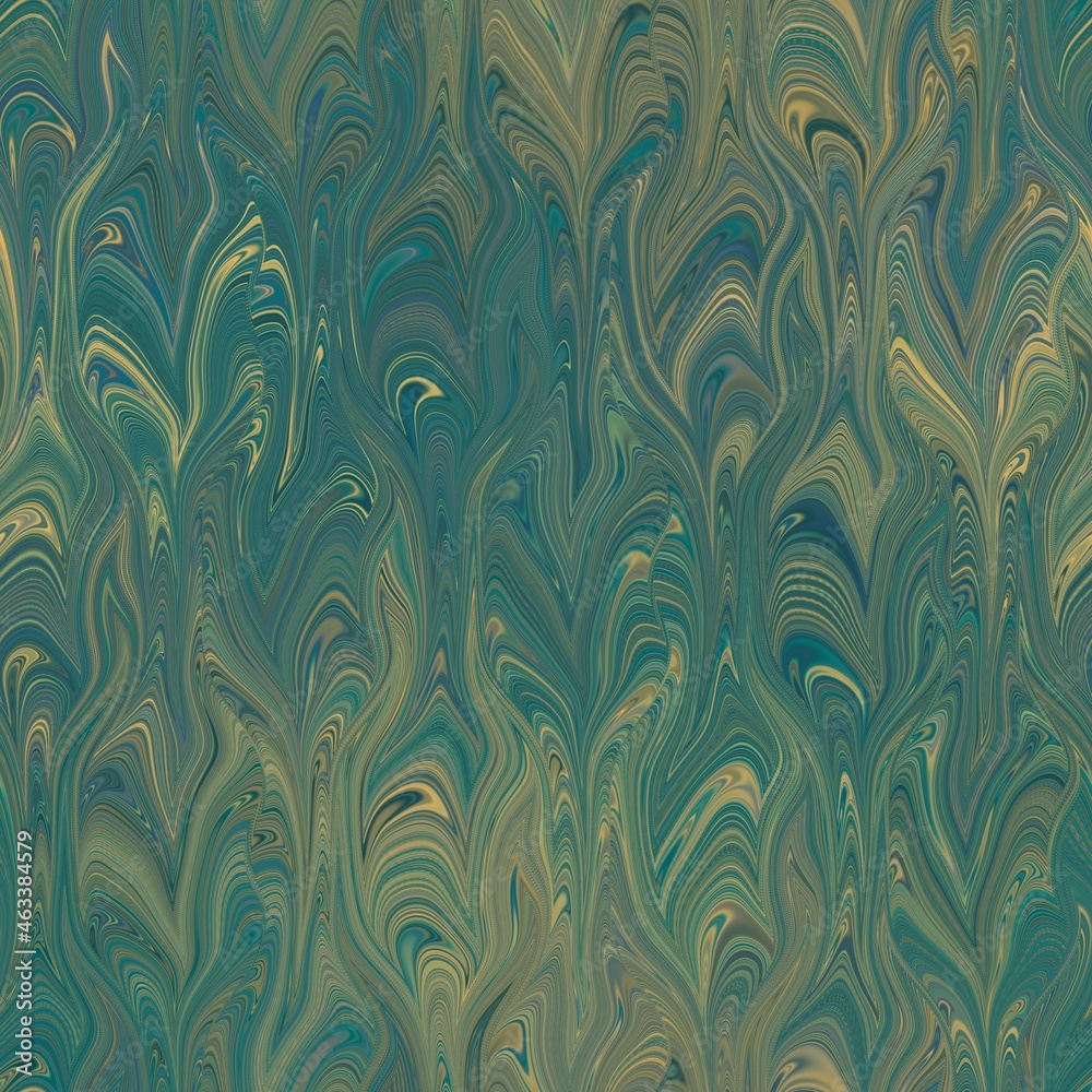 Seamless combed conch effect Turkish ebru marble surface pattern design for print. High quality illustration. Luxurious ancient art form. Wavy liquid fluid marbled book paper antique graphic design. Seamless combed conch effect Turkish ebru marble surface pattern design for print. High quality illustration. Luxurious ancient art form. Wavy liquid fluid marbled book paper antique graphic design.
