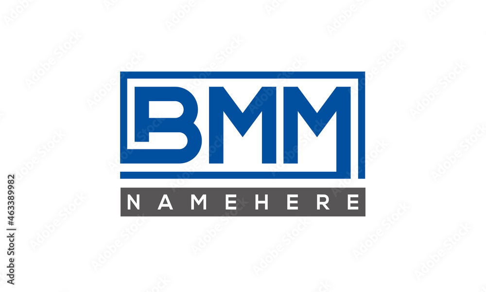 BMM creative three letters logo BMM creative three letters logo