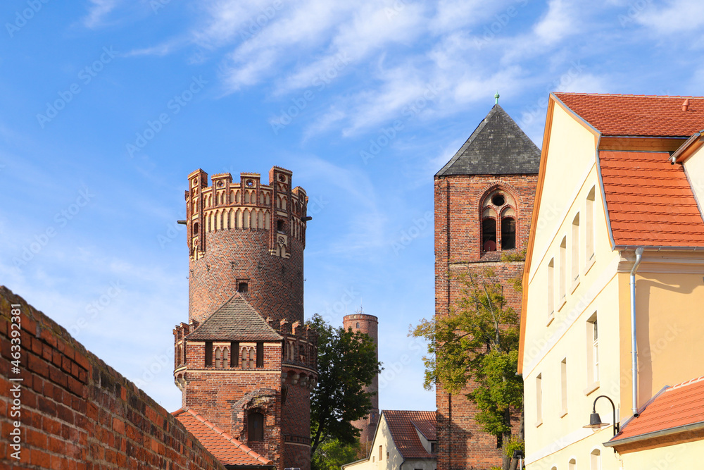 The Neustaedter gate (Neustädter Tor), Tangermuende, Saxony Anhalt - Germany